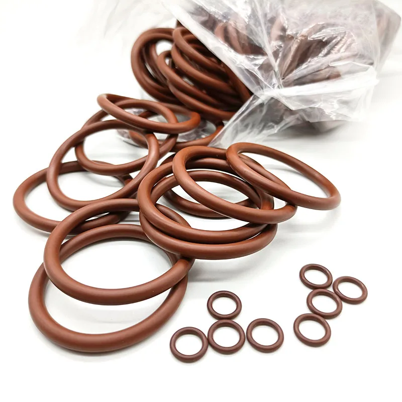 High Quality Brown FKM FPM High Temperature Resistant O Ring Manufacturer Wholesale