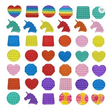 Pop Fidget Sensory Toys  Autism Special Needs Stress Relief Silicone Pressure Relieving Toys