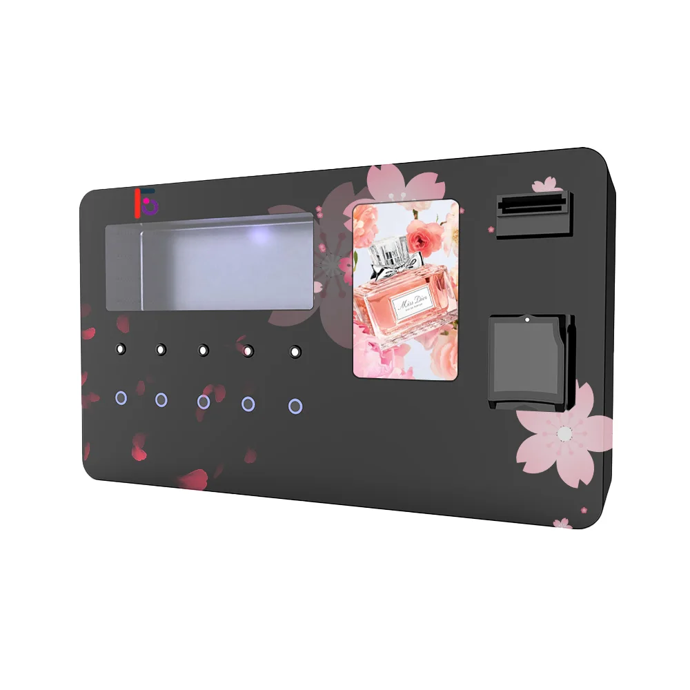 High Quality Smart Credit Card/Coin-Operated/Cash Automatic 10.1 Inch Touch Screen Mini Wall-Mounted Perfume Vending Machines