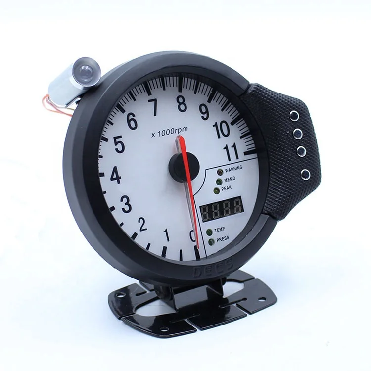 Universal electronic gauge tachometer 0-11000 rpm meter car meter 3 color displaying