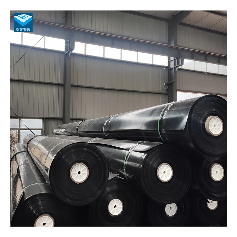 Shrimp Fish Farm Pond Liner HDPE Geomembrane  Dam Water Reservoir Pond Liner Geomembrane
