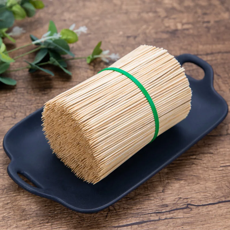 Original Natural Outdoor Cheap Price Custom Private Label Original Round Bamboo Skewer for Picnic Barbecue