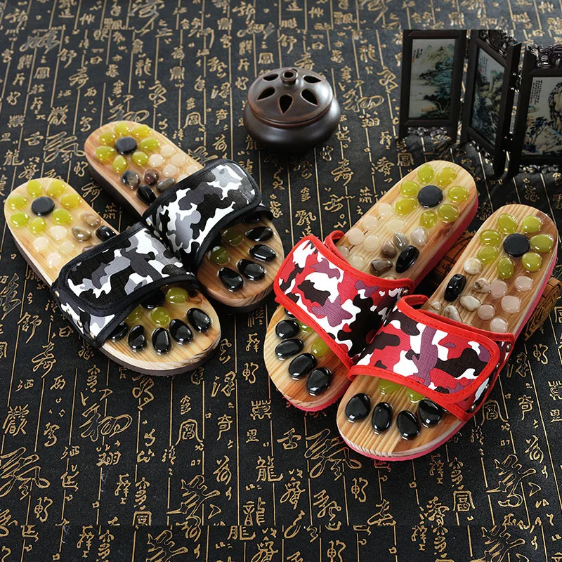 Лекарство и педикюр, акупунктура, новая обувь унисекс для пар, домашняя износостойкая обувь для массажа ног и циркуляции крови