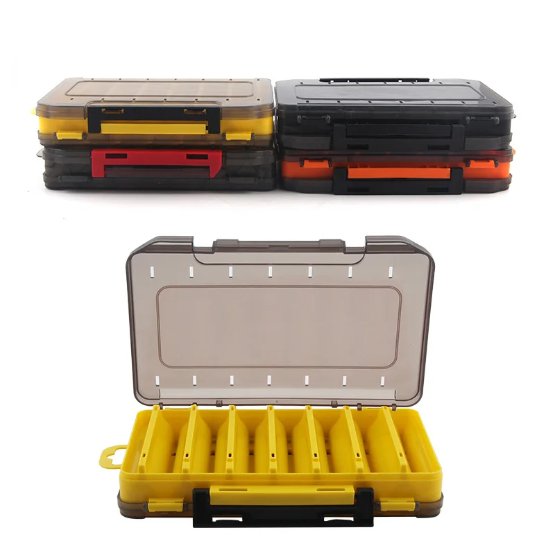 Luya Bait U-shaped double-sided storage box plastic material buckle design 19.3cm186g fishing gear accessory