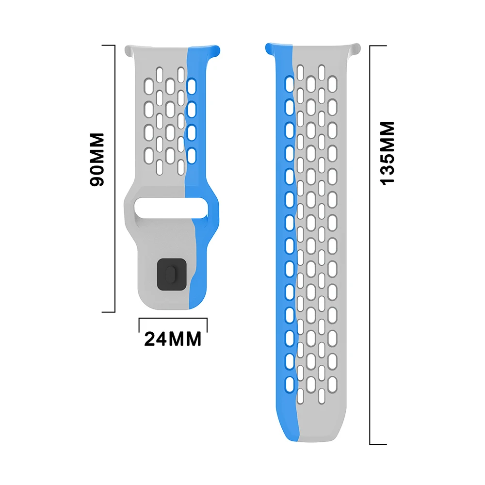 2024 Newest Soft smart bands 47mm For Galaxy Watch7 Ultra sports Watch strap For samsung watch7 Ultra Breathable silicone bands