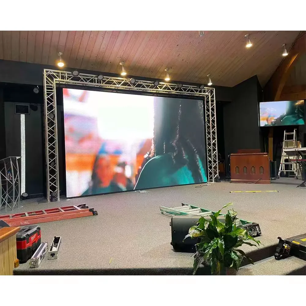 Turnkey P2.6 P3.91 P4.81 Outdoor LED Video Wall Display Panel Advertising Media Concerts Events Waterproof Rental Stage Screen