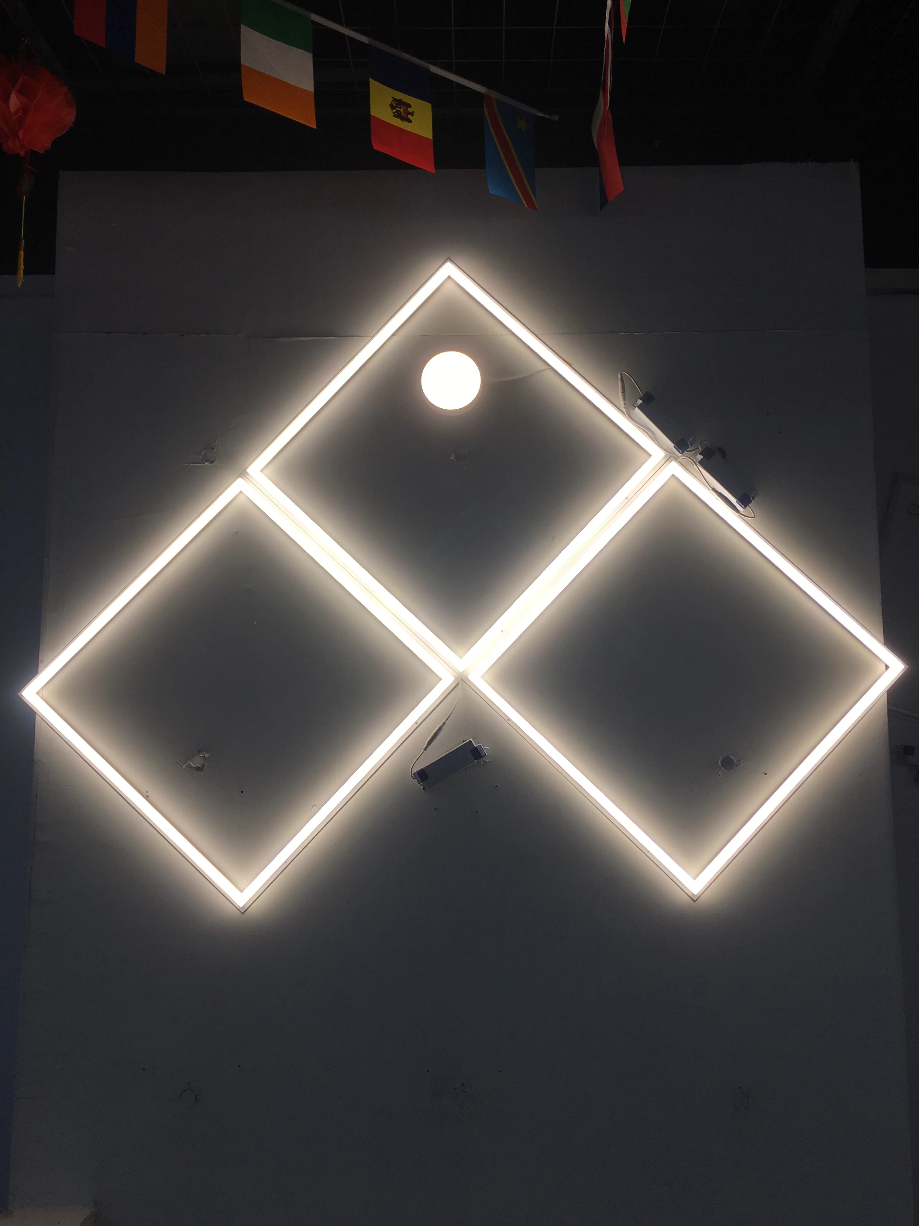 48W 595*595mm Surface Led Panel Light Ceiling High Power Trendy Lighting and Circuitry Design ROHS 3-YEAR EMC LVD Ce