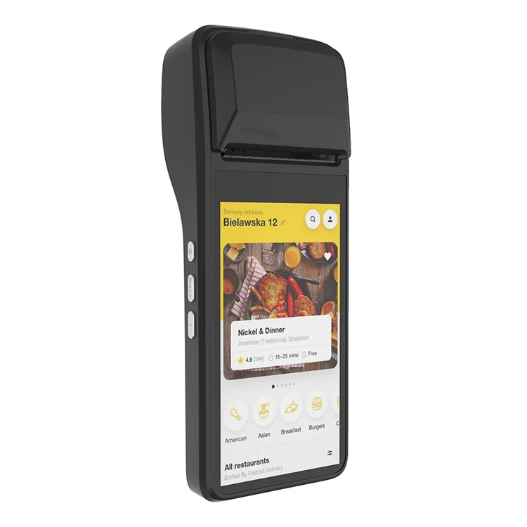 Android 6.0 7.1 2g 3g 4g wifi POS PDA Terminal Handheld smart pos wireless 58mm thermal printer support 1d 2d barcode