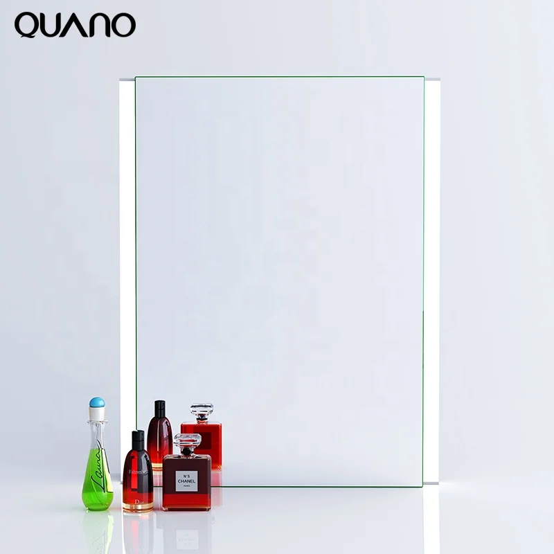 Customized Size Multi-function Bath Vanity Smart LED Lights Bathroom Mirror Cabinet With Shaver Socket