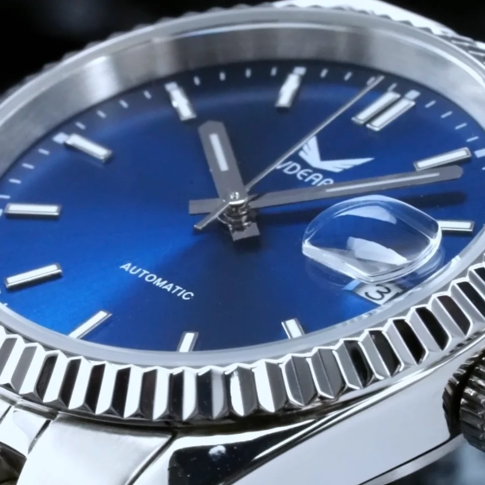 Male Luxury Gold Relojes De Calidad Foreign Trade  Steel Strip Classic Simple Dial Waterproof Men Watch