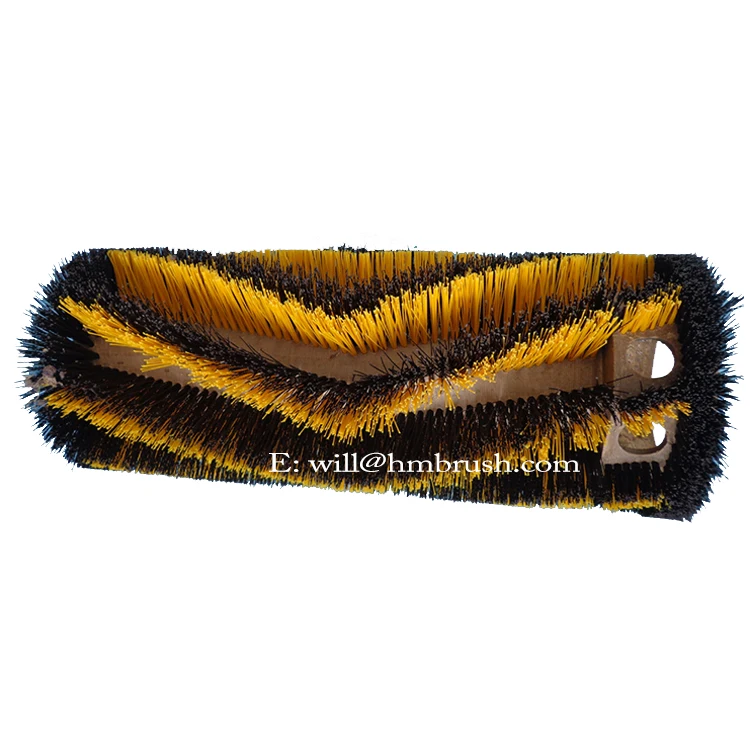 Hot Sale Sweeper Tractor Used Big Size Long Tube Bristle Road Sweeper Brush