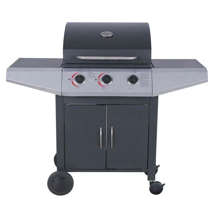 Gas BBQ Grill Propane Gas Grill 3 Burners Barbecue Wholesale High Quality Gas Grill Outdoor Camping