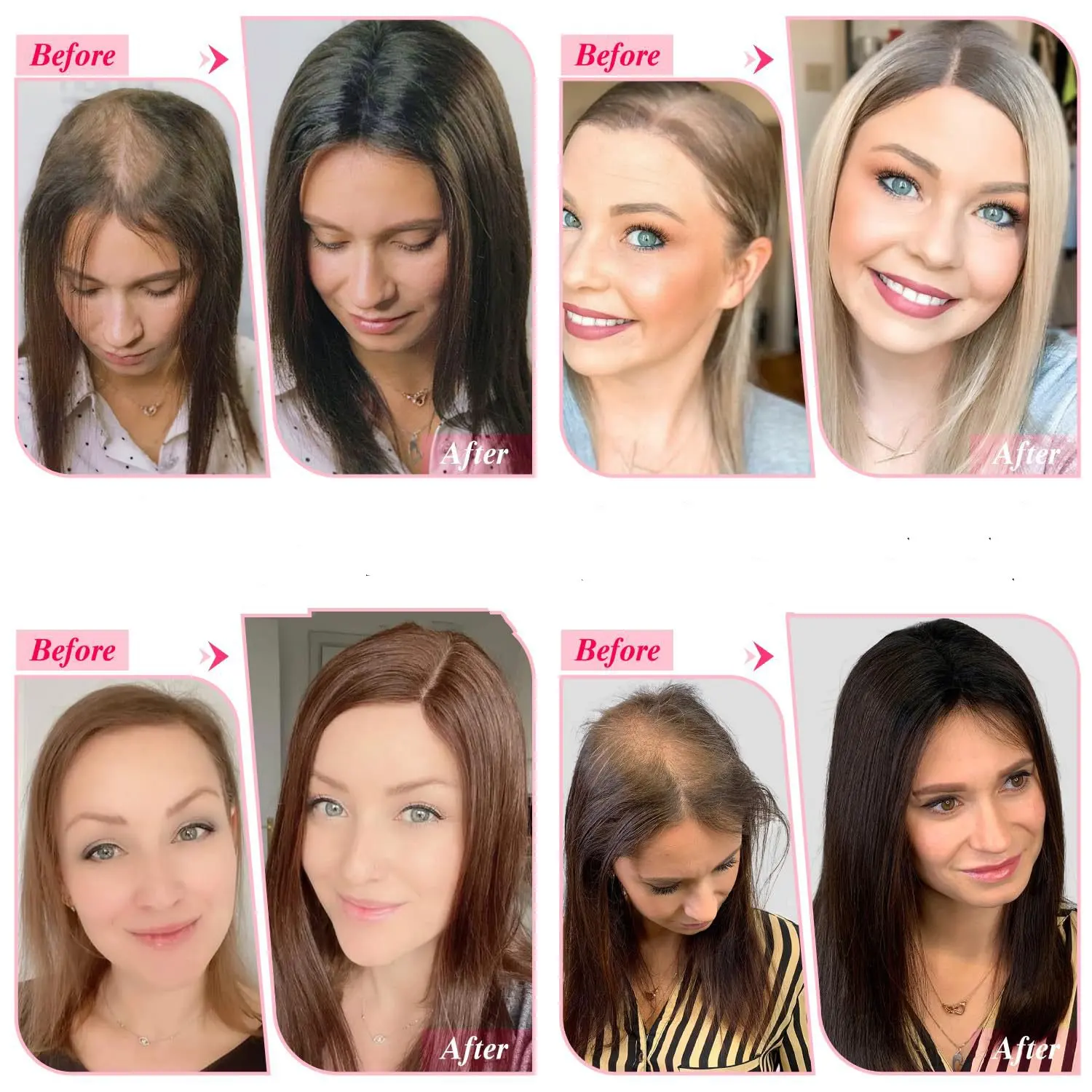 Gradual color eight figure clip in fringe wave synthetic wig for women, natural breathable synthetic fiber bangs