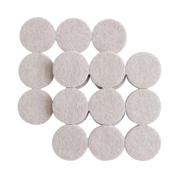 Adhesive Felt Pads for Protecting Hardwood Floor, Noise Stopper, Customized Shape and Size Acceptable