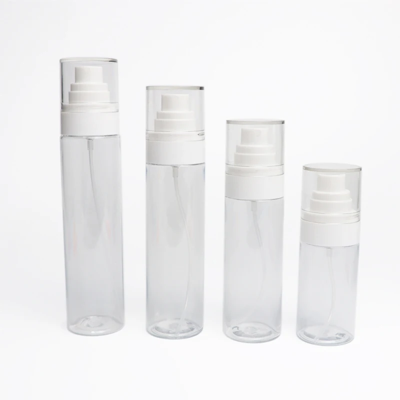 60ml 80ml 100ml 120ml thick wall fine mist spray bottle plastic flat shoulder bottle