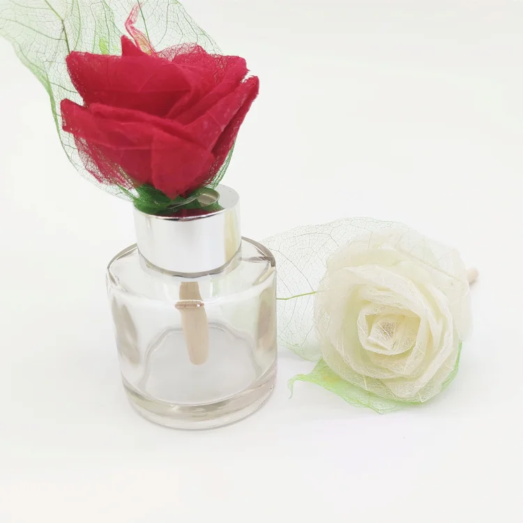Essential Oil Diffuser Flower Natural White Maganolia Leaves Handmade Flower New Products Rose Shape Decorative Flower