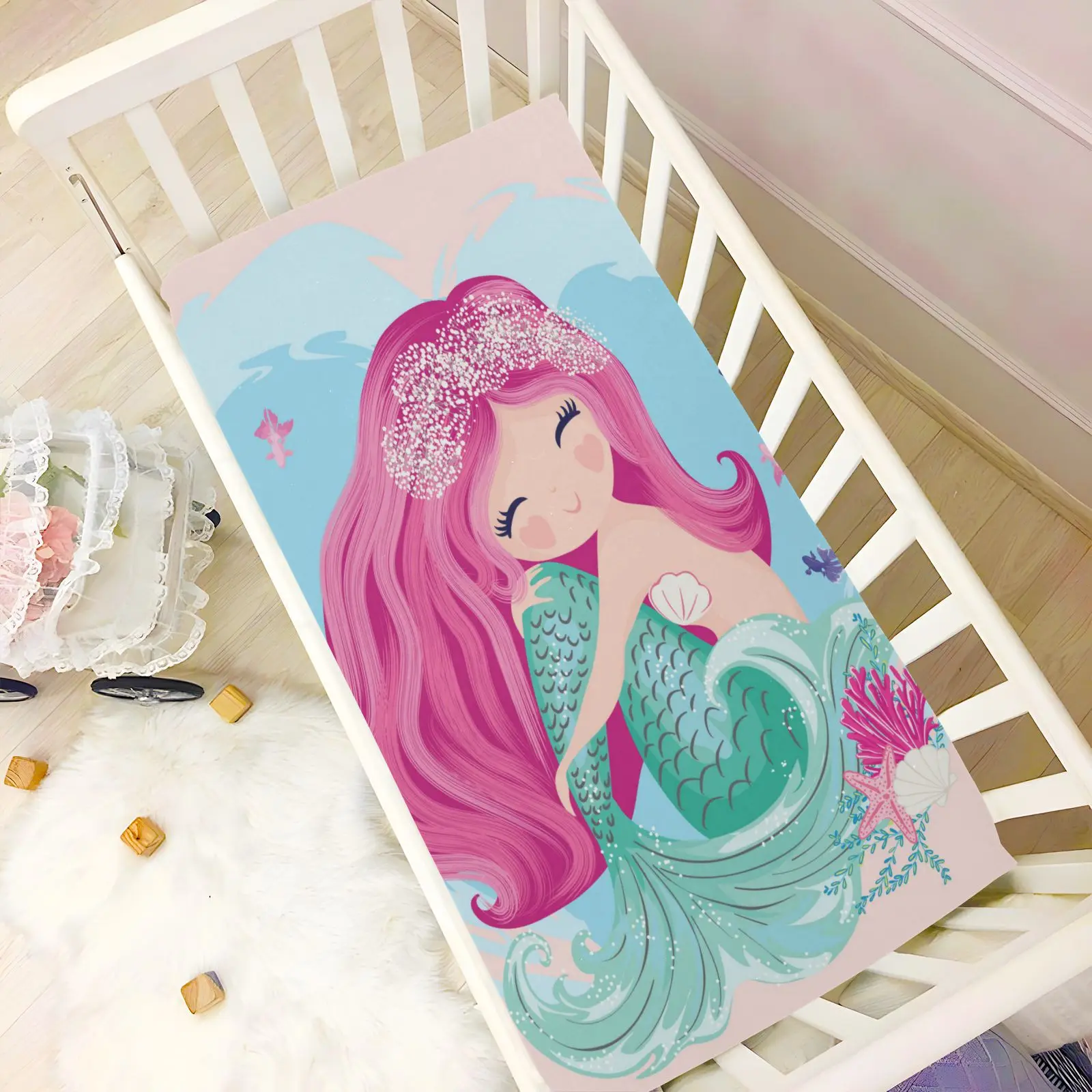 Wholesales Custom Printing Soft Personalized Cotton Soft and Breathable Microfiber Flat Bed Sheet For Kids