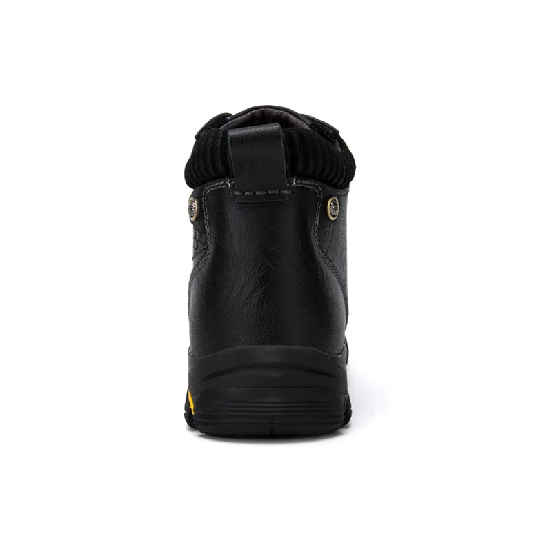 Wholesale Outdoor Hiking Shoes For MenCowhide Upper Keep Warm Waterproof Shoes Non-Slip Hiking Shoes Men