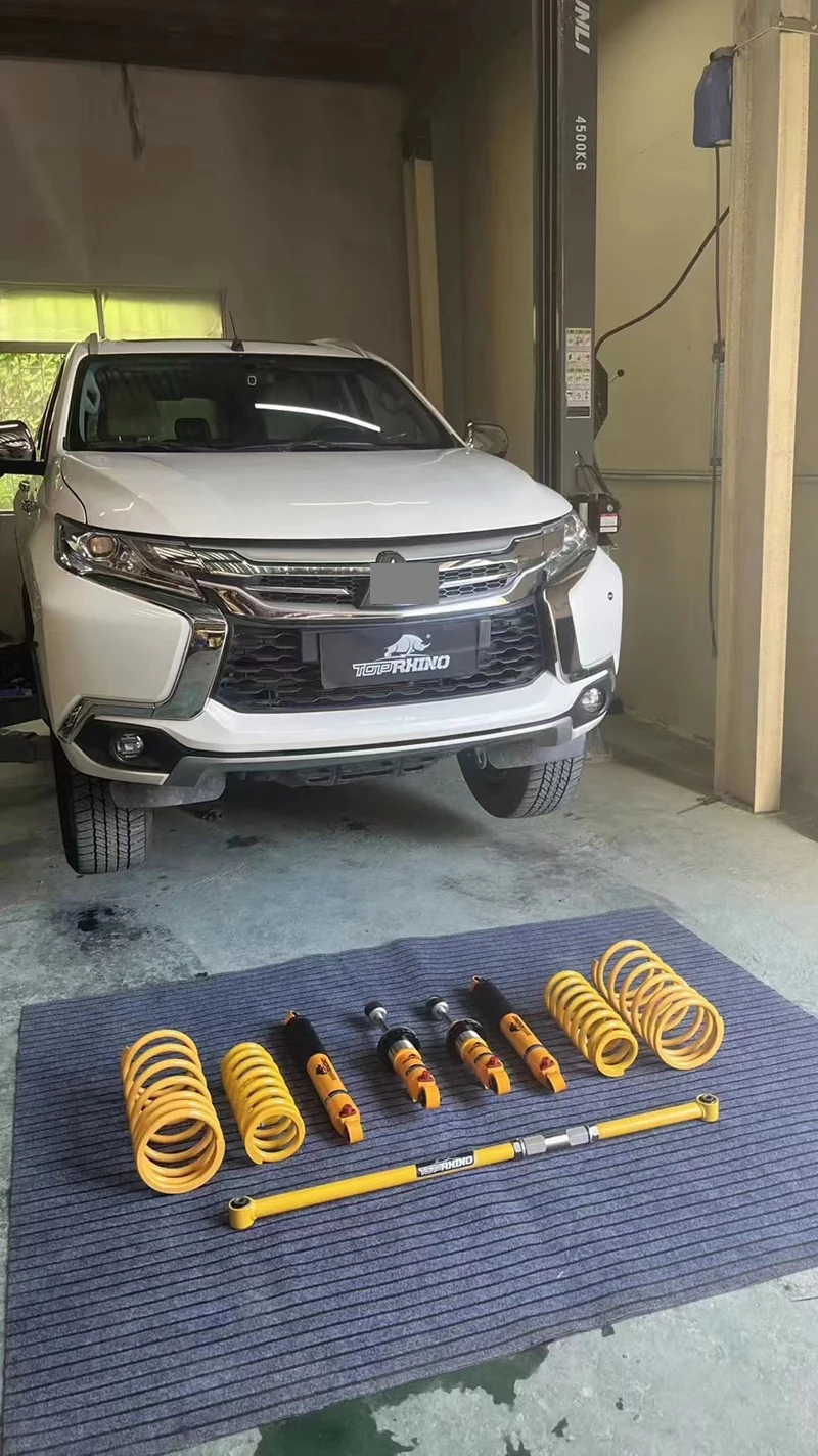 0- 2 inch compression and spring back adjustable gas suspension shock absorber for Land Cruiser LC70 LC90 LC100 Prado 120 150