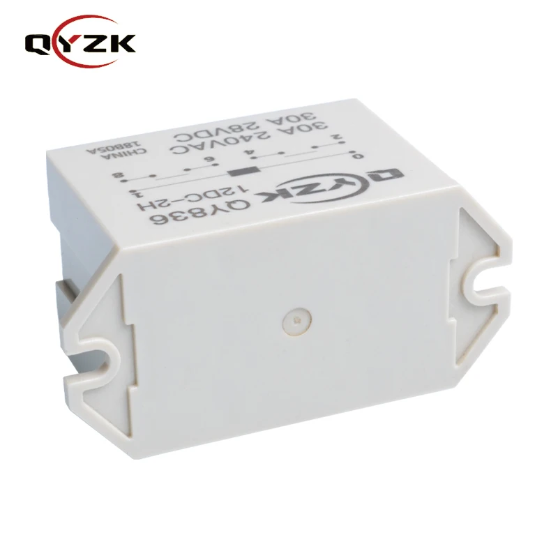 QYZK DPST-NO 6 pins load 30a coil 12vdc relay alternative to JQX 30F G7L-2A-TUB  electromagnectic general purpose relay