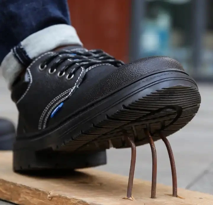 Wholesale Safety Shoes For Men Worker Protection High Quality Safety Shoes Steel Toe Anti Smash Safety  Shoes Work