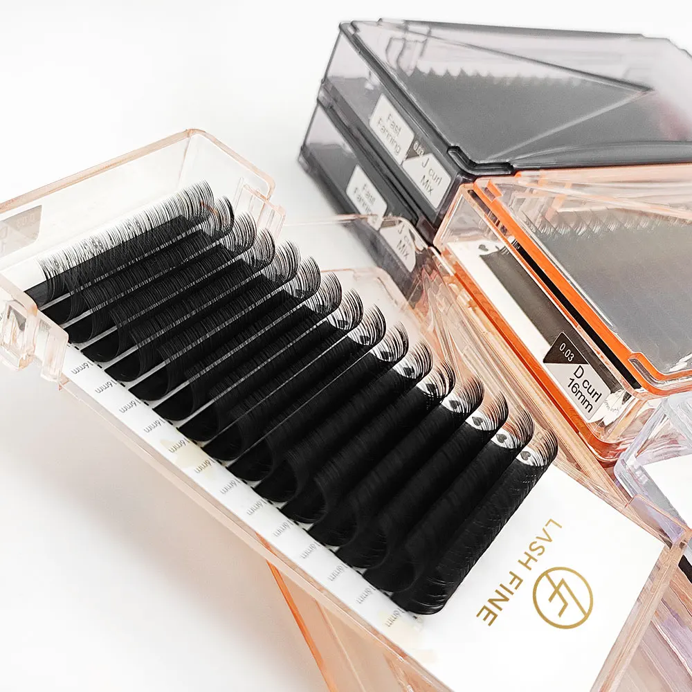 Hot Sale Individual Cashmere Lash Extensions Synthetic Mink Faux Mink Eyelash Extension Lashes