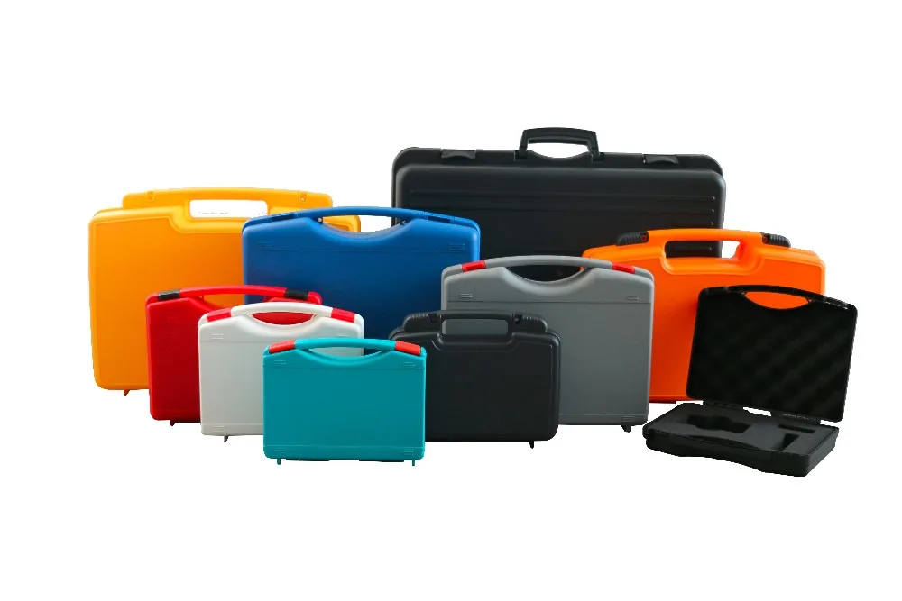 Customized Color Simple Carrying Plastic Tool Case With DIY Foam top quality