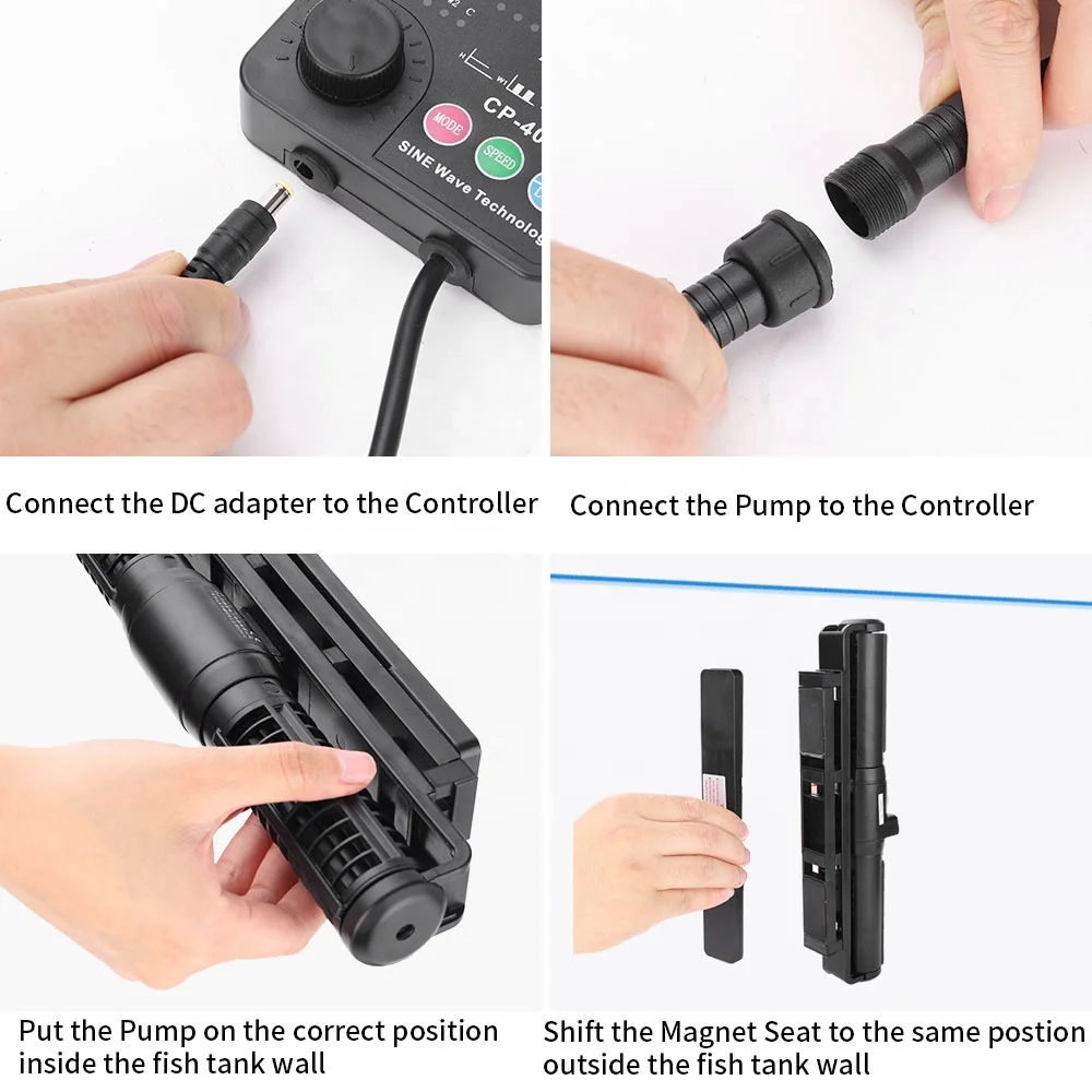 Насос для циркуляции воды Jebao Cross Flow Wave Maker циркуляционный насос аквариума с магнитными волнами морского кораллового