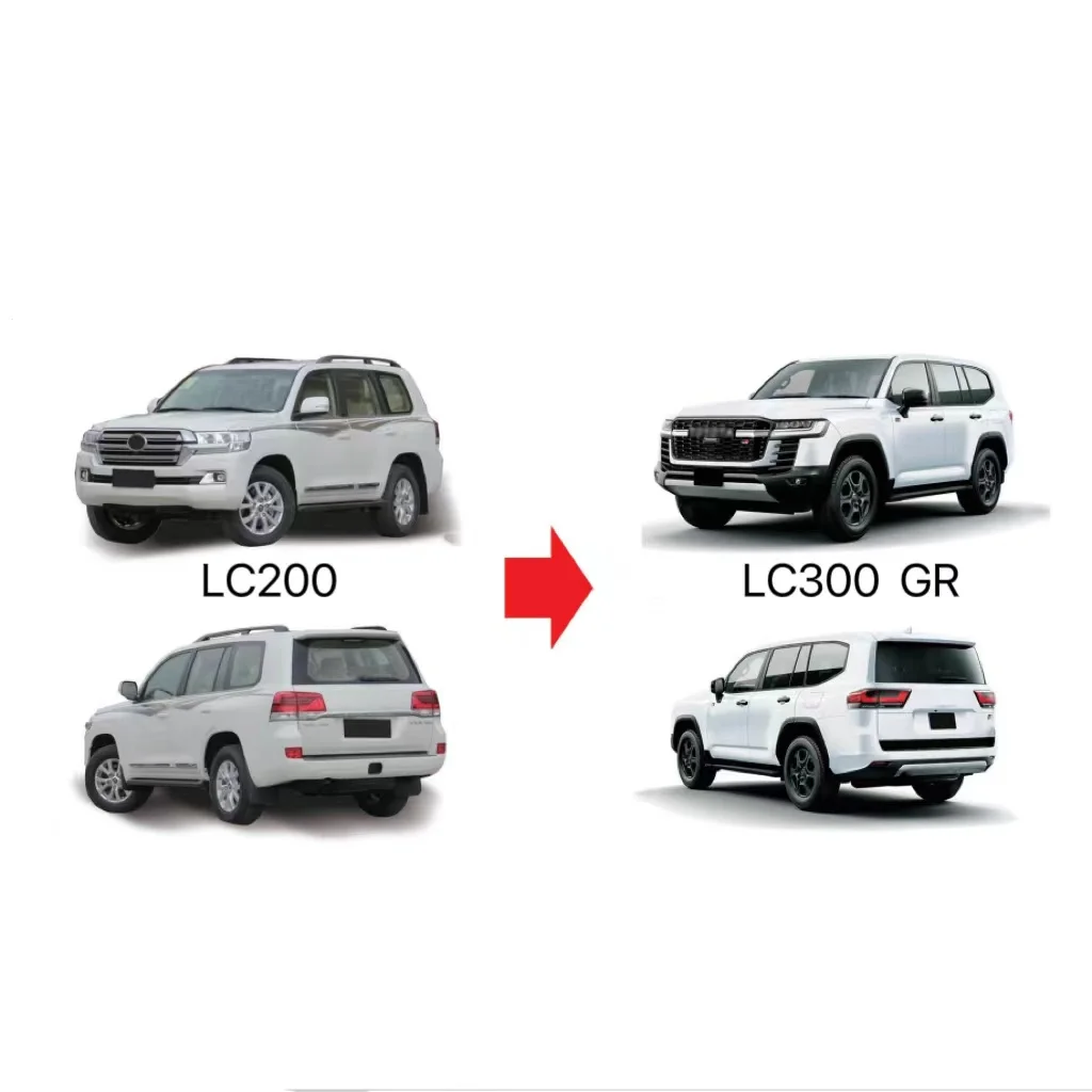 For TOYOTA Land Cruiser LC200 to LC300 upgrade body kits GR