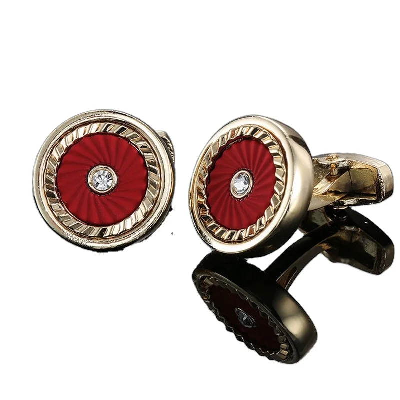 2024 new boyi Fashion Copper Groom Personalised Cuff Links Luxury Suit Shirt Cufflinks For Men cuff-link