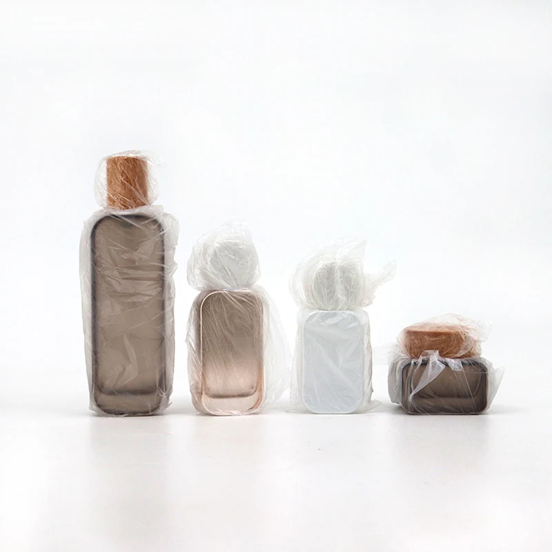 Luxury Glass Perfume Lotion Spray Toner Bottle Serum Moisturizing Spray Bottle Gradient Glass With Sprayer Pump Face Cream Set