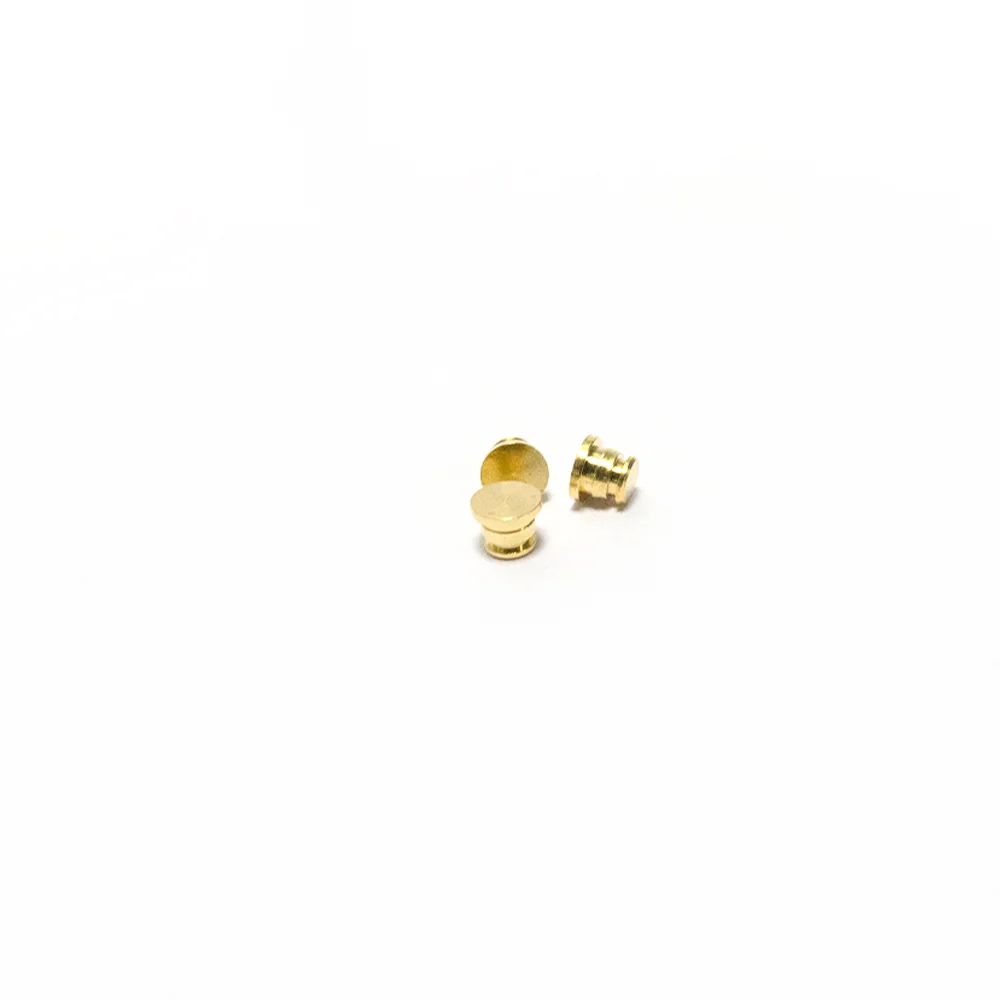 Metal Aluminium Precision Brass Cnc Part Dowel Micro Dowel Column Brass Cylinder Shape Nut