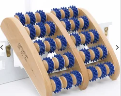 Wholesale Hot Selling Wooden Foot Massager Wooden Roller Stress Relief Body Massager