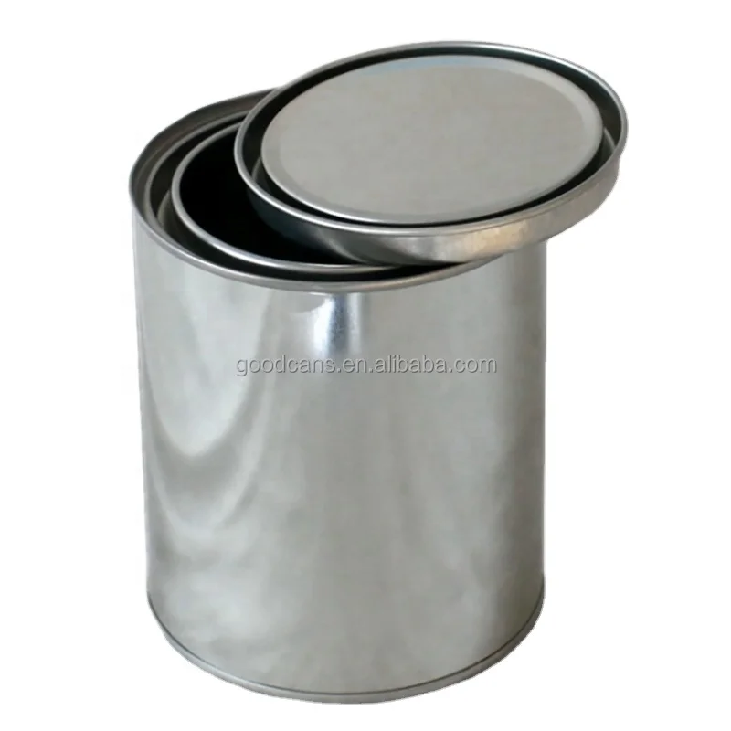 
1KG airtight seal lid tin can empty container for paint sample 