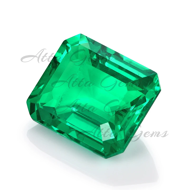 Synthetic Stone Prices 7*5mm 0.8 Carat Emerald Price Per Carat Lab Grown Colombian Emerald