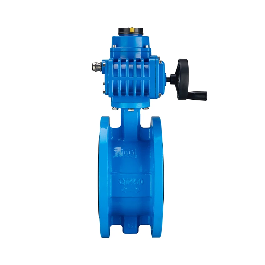 Tyco Valve Factory Wafer Flanged Electric Butterfly Valve