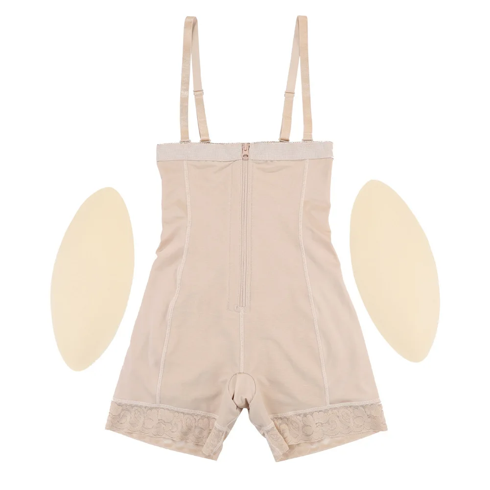 Plus Size Butt Lifter Slimming Corset Shaper Tummy Control Skims Seamless A Faja Hip Padding Padded Shapewear Bodysuit For Women