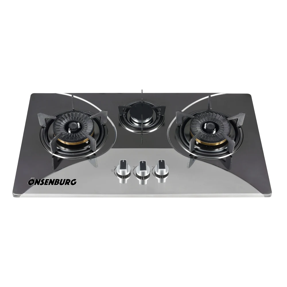 Gas Hob Stainless Steel Customizable Panel Cooker Stove
