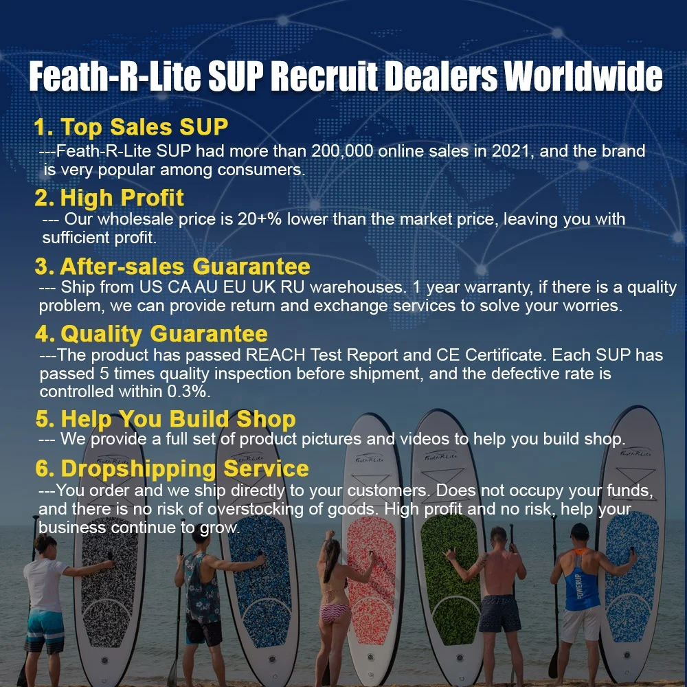 Feath-R-Lite SUP Free shipping CE REACH surfing surfboard inflatable wholesale stand up paddle board sup board