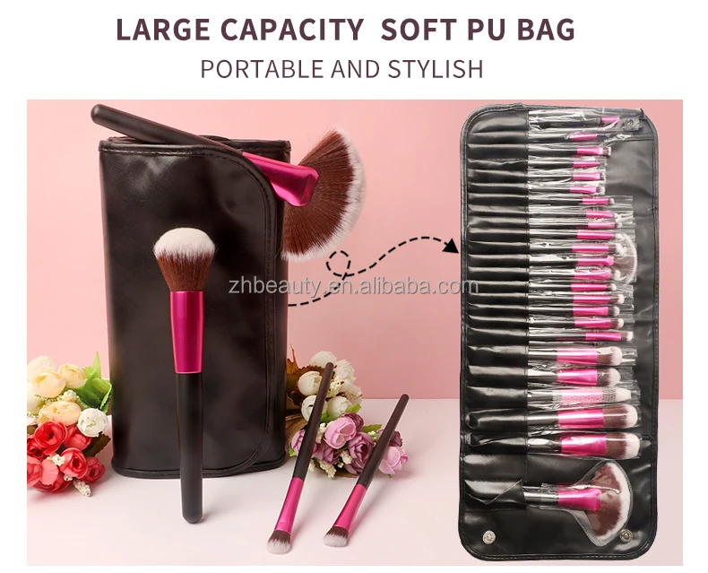 24 pcs makeup brush set