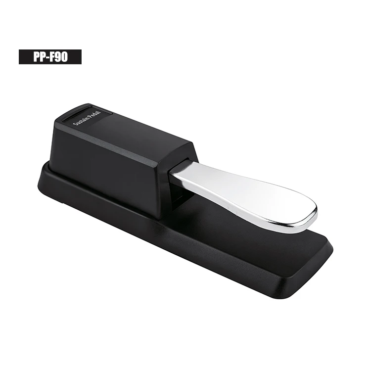 Universal digital piano sustain pedal for keyboard  polarity change