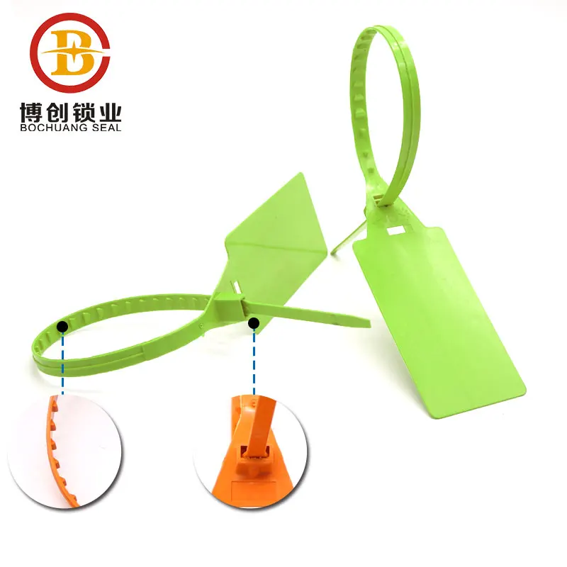BCP107 packaging red plastic seal security plastic seals and seal lock