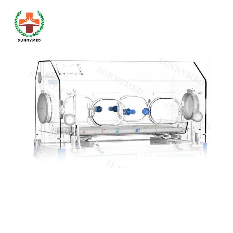 Sunnymed SY-F007 белых регулируемых новорожденных инкубатор для детские низкая