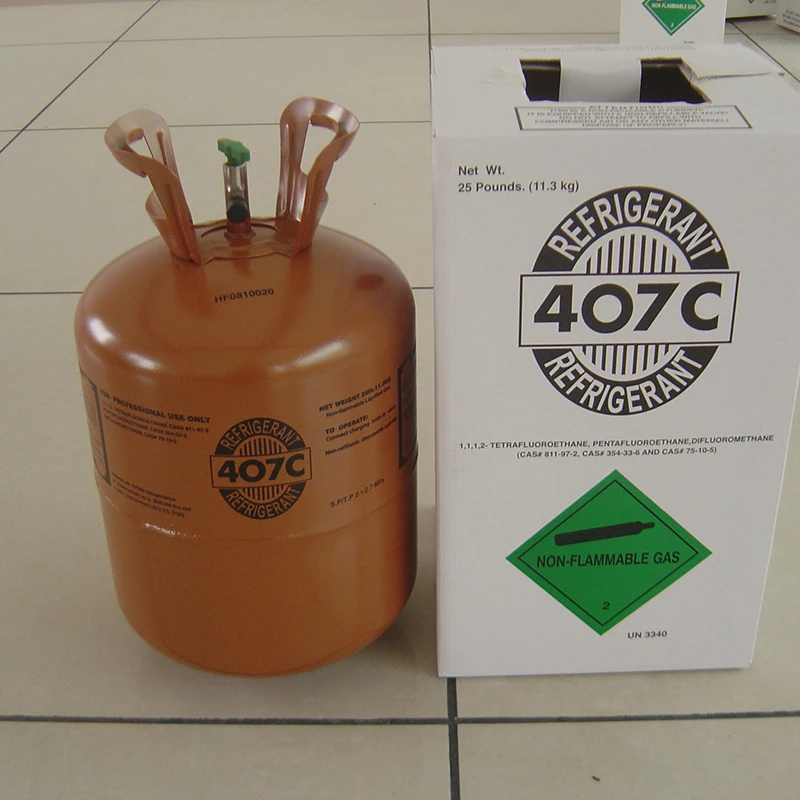 Hot Sale High Purity R407C Hydrocarbon & Derivatives Gas Refrigerant Low Price Made in China