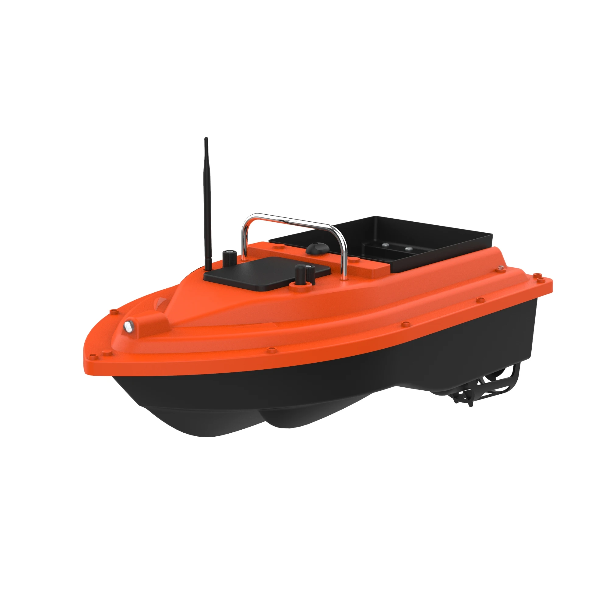 wholesale new rc fishing bait boat black GPS long distance bait boat for find fish
