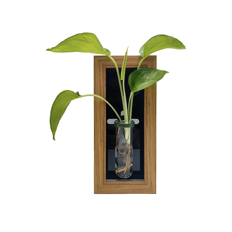 10*20cm Wall hanging hydroponic vases test tube planter for wall decorate (plant is not included)