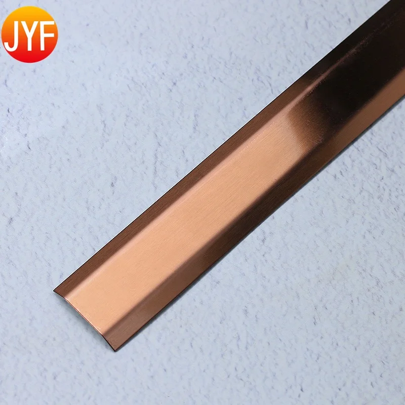 CL106 Stainless Steel Finishing Edge Trim Wall Trim Decorations Metal Flexible Stainless Steel Mirror Decorative flat trim
