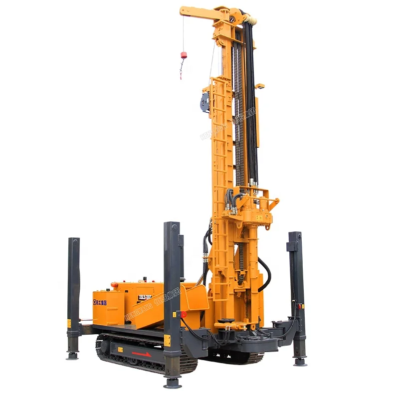 crawler borehole pneumatic water well drilling machine