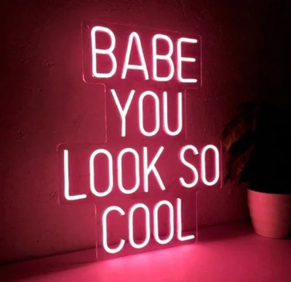 Koncept Drop Shipping 18inch one neon sign custom Neon Light Advertising Custom LED Neon Sign