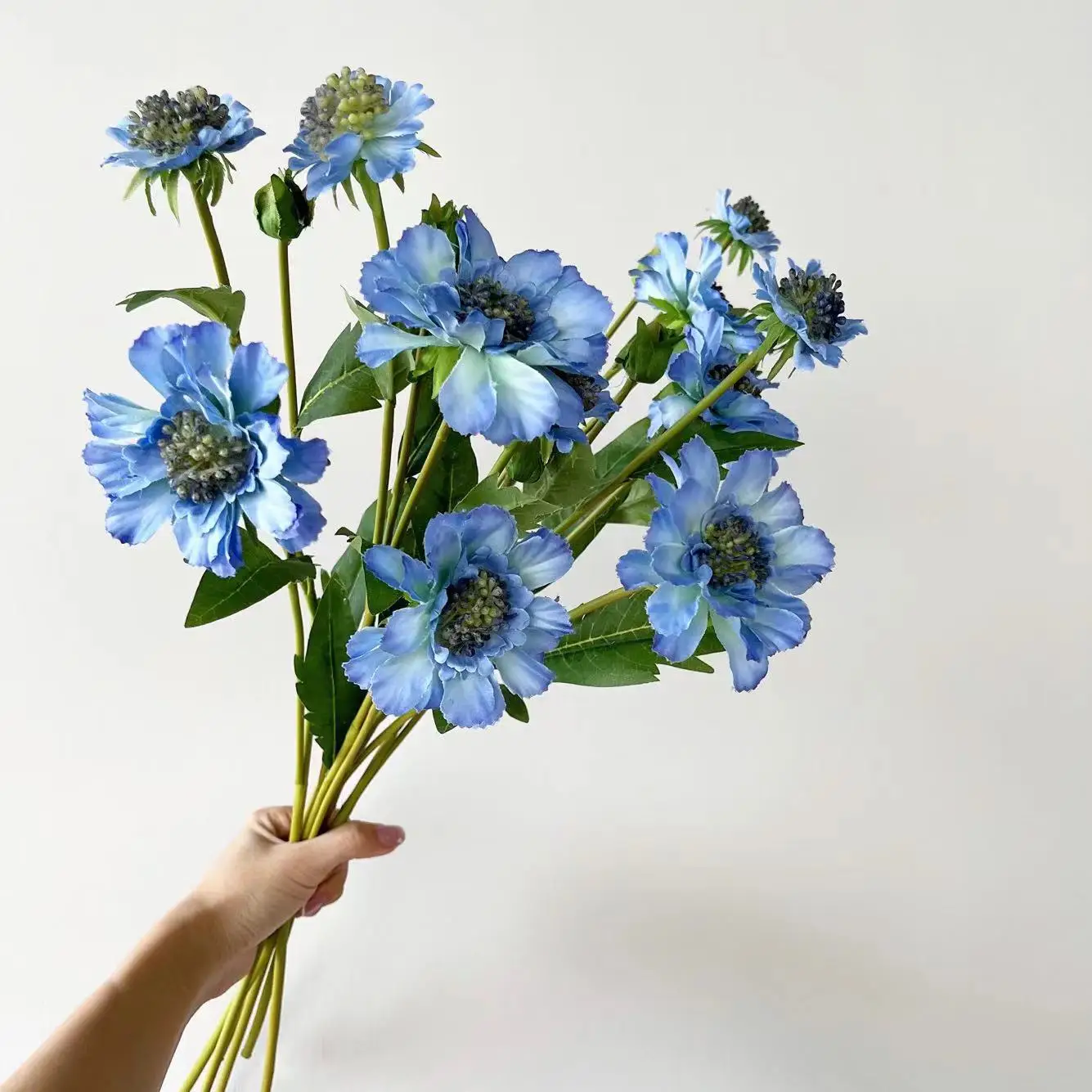 57cm Hot Sell Manufacturer Wheel Chrysanthemum Wholesale High Quality Landscaping Artificial Flowers Decor Wheel Chrysanthemum